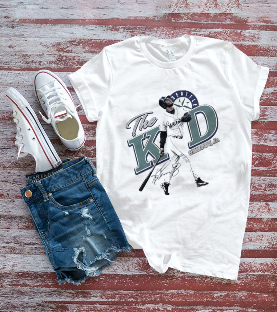 The Kid Seattle Mariners Ken Griffey Jr. Baseball T-Shirt