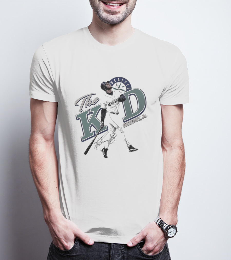 The Kid Seattle Mariners Ken Griffey Jr. Baseball T-Shirt