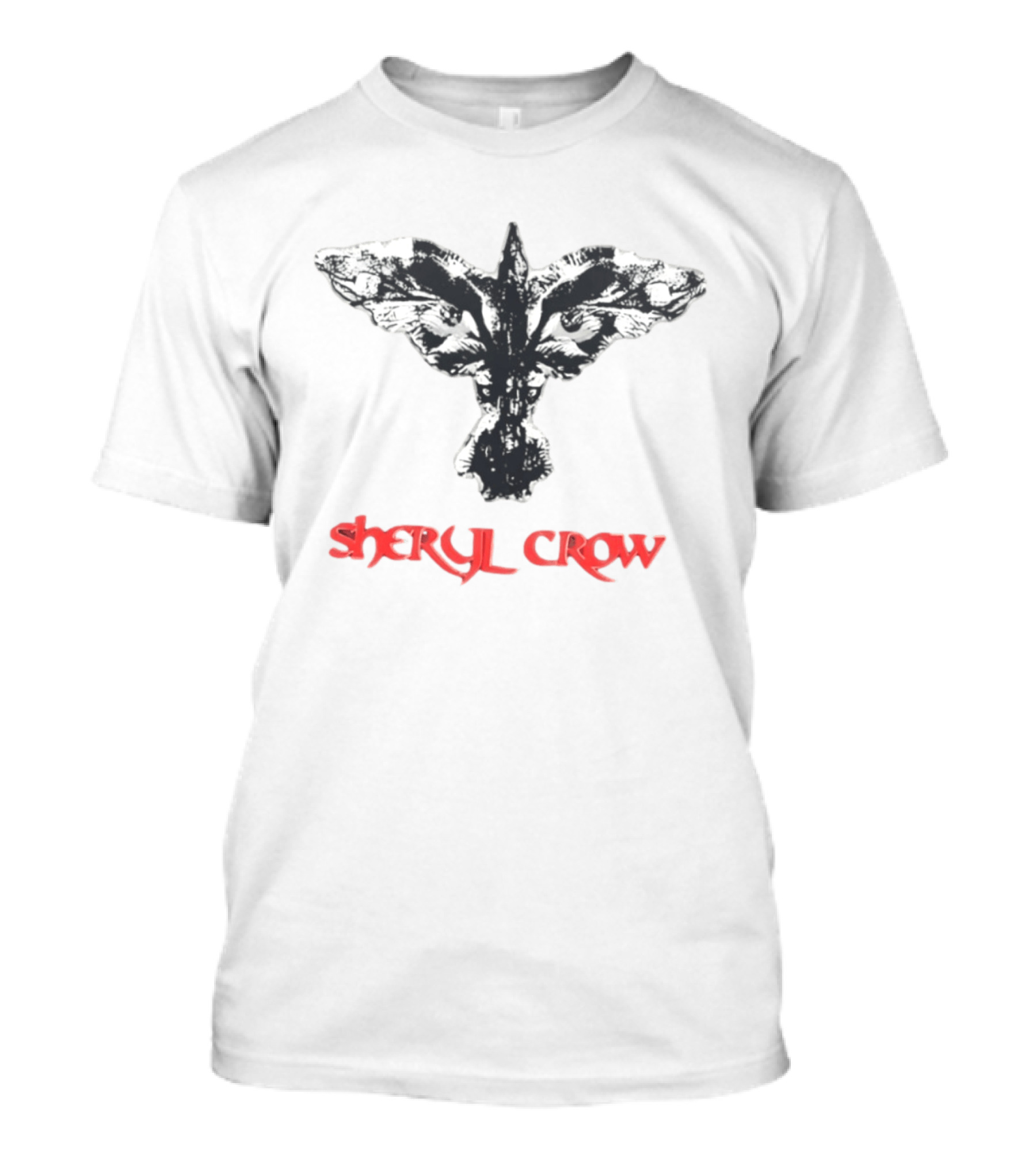 Sheryl Crow Black And White Bird T-Shirt