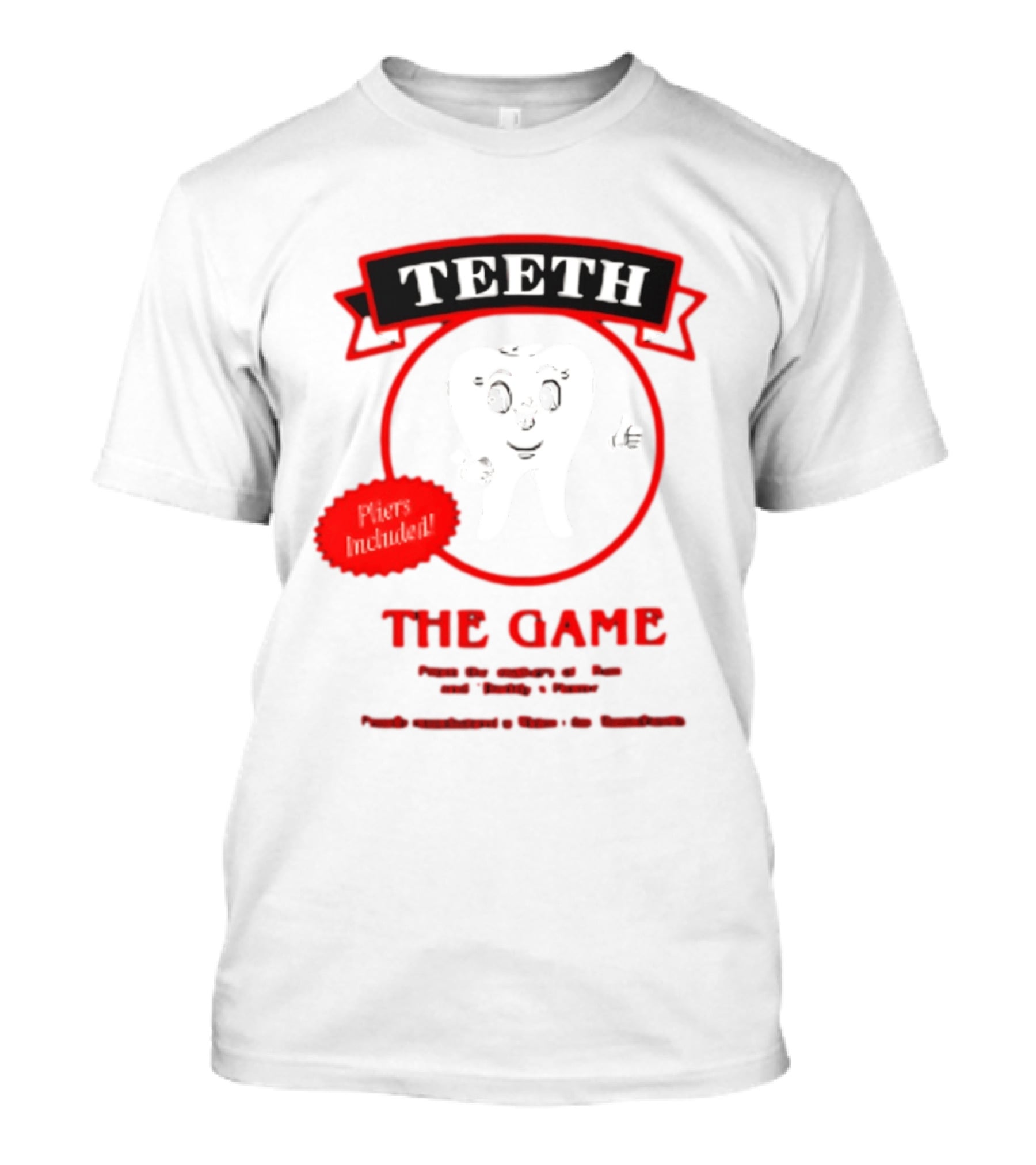 Teeth The Game Pliers Included From The Authors Of Widow's Bay Board Game T-Shirt
