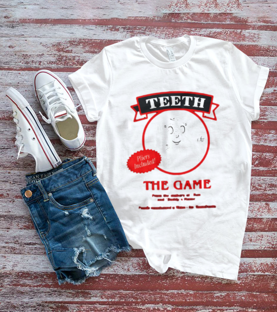 Teeth The Game Pliers Included From The Authors Of Widow's Bay Board Game T-Shirt