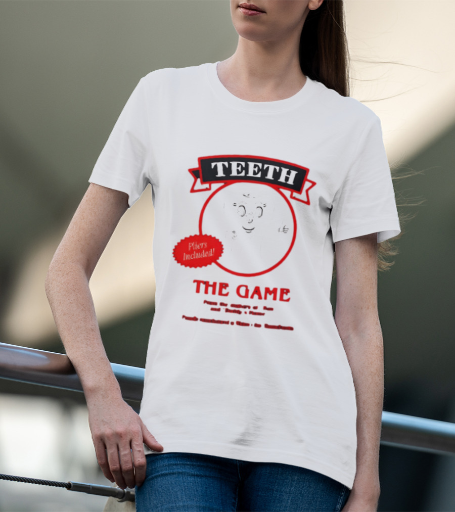 Teeth The Game Pliers Included From The Authors Of Widow's Bay Board Game T-Shirt