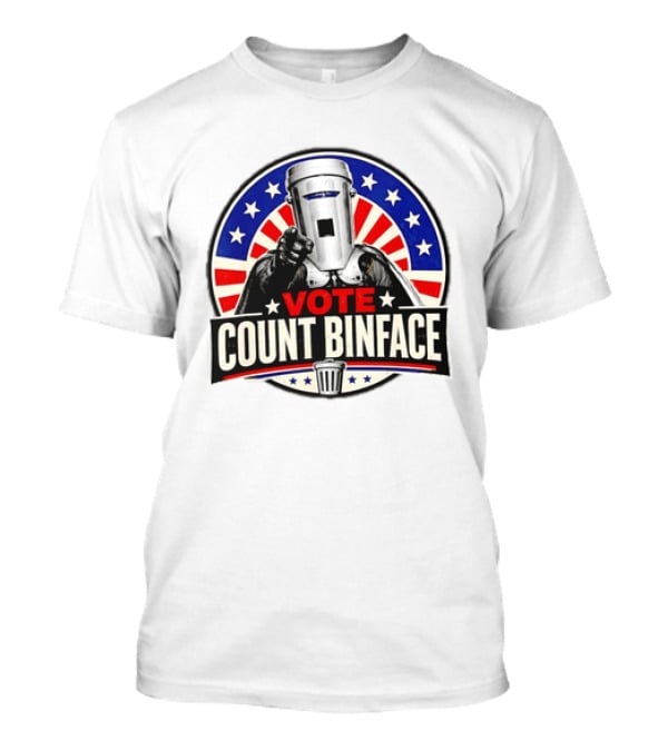 Vote Count Binface UK Politics Satirical Election T-Shirt