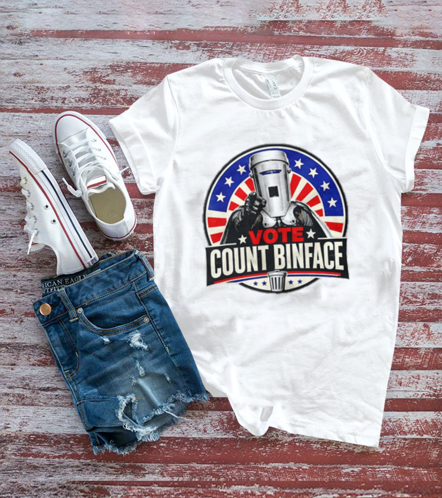 Vote Count Binface UK Politics Satirical Election T-Shirt