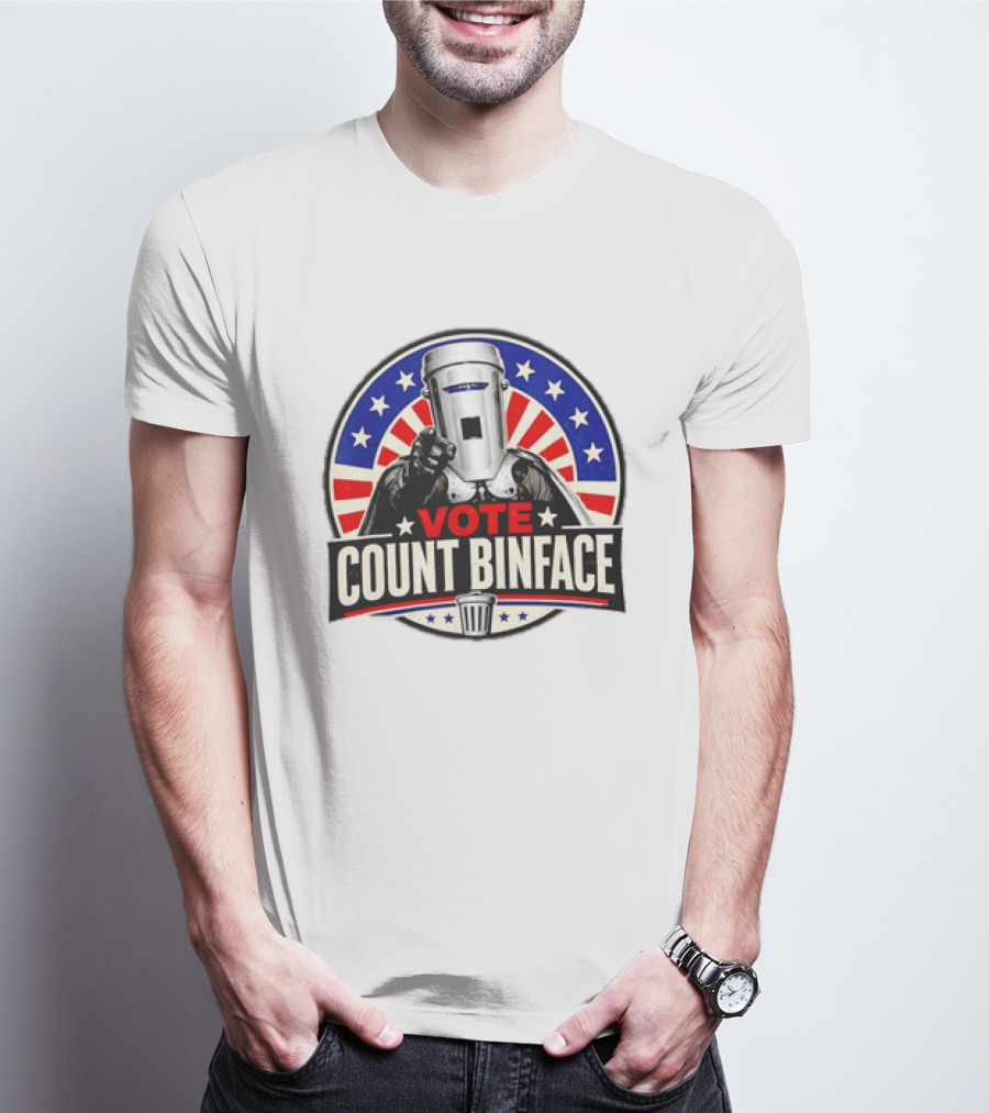 Vote Count Binface UK Politics Satirical Election T-Shirt