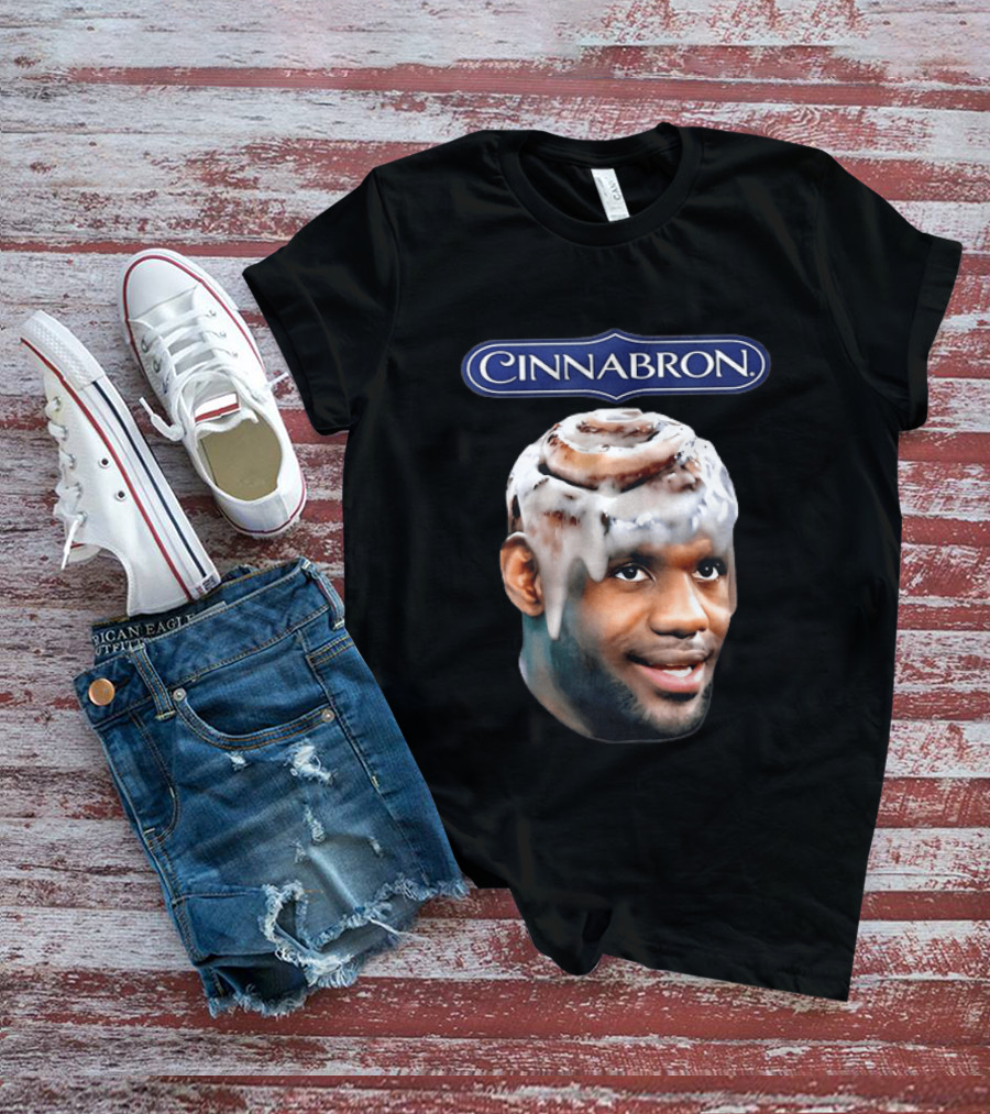 LeBron James Los Angeles Lakers Cinnabron Cinnamon Roll Meme T-Shirt