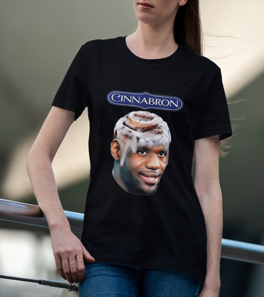 LeBron James Los Angeles Lakers Cinnabron Cinnamon Roll Meme T-Shirt