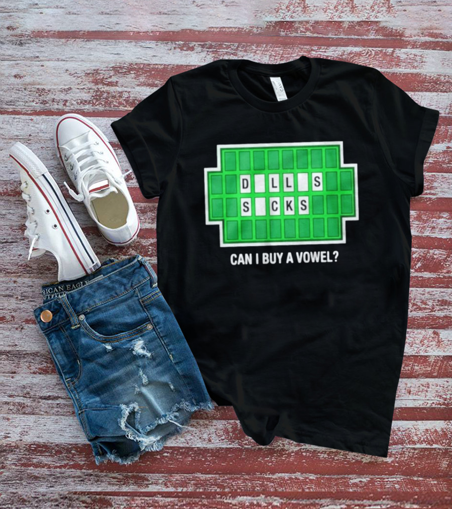 Dalls Scks Can I Buy A Vowel Game Show T-Shirt