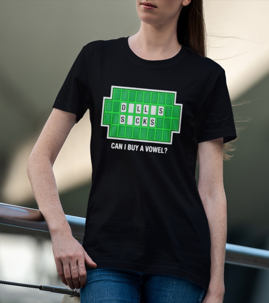 Dalls Scks Can I Buy A Vowel Game Show T-Shirt