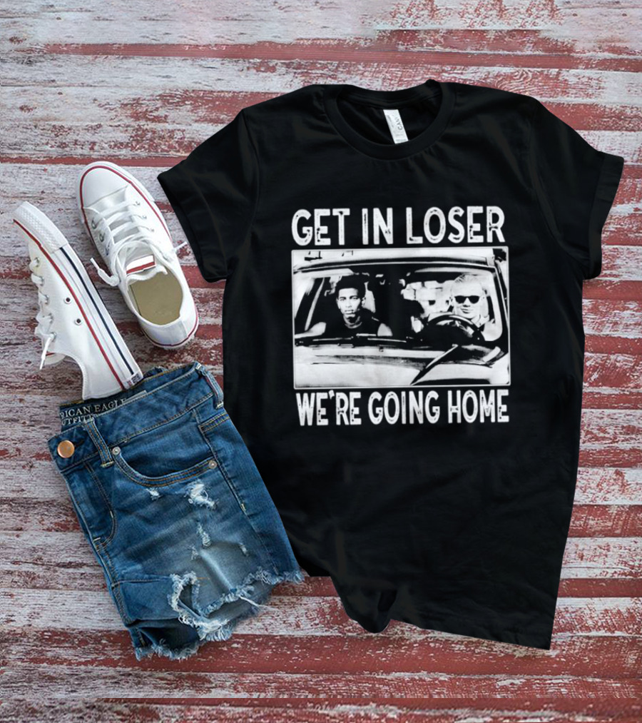 Erling Haaland Jude Bellingham Get In Loser We're Going Home Car Scene Image T-Shirt