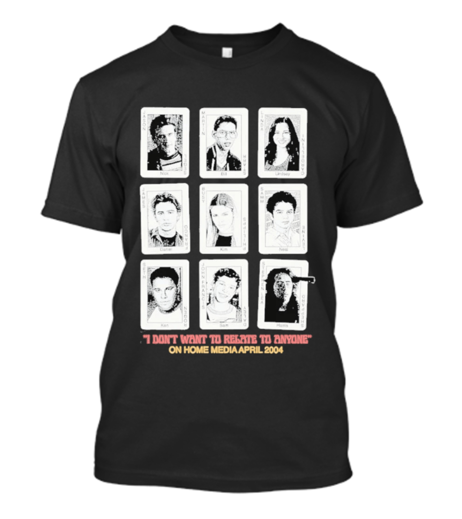 Freaks And Geeks Cast Nick Bill Lindsay Daniel Kim Neal T-Shirt