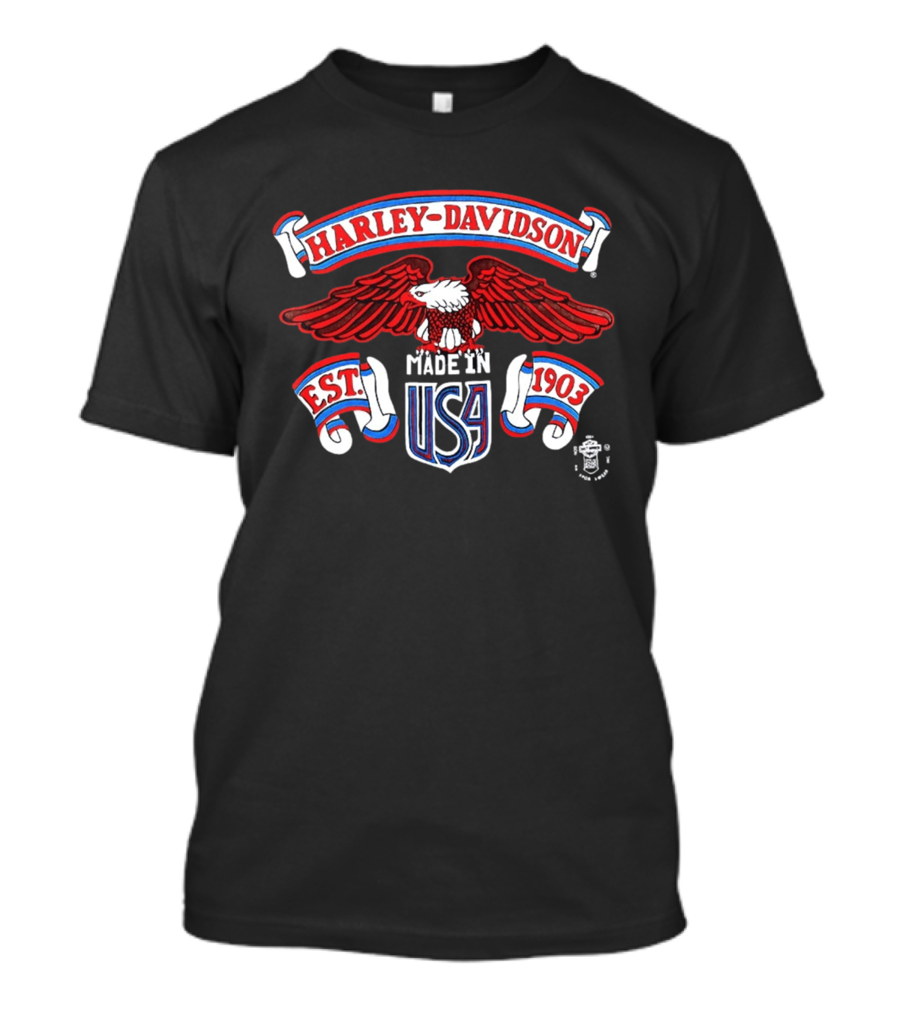 Harley Davidson Eagle Made In USA Est 1903 T-Shirt