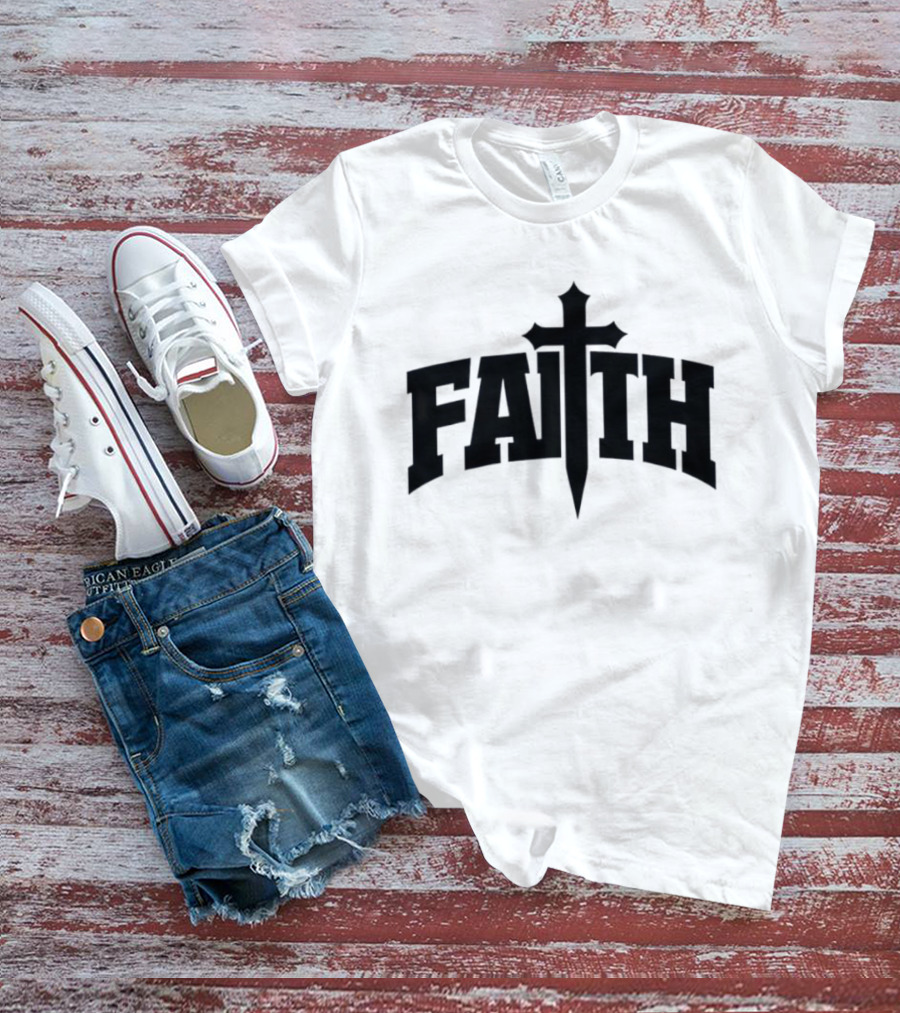 Faith Cross Christian Inspirational T-Shirt