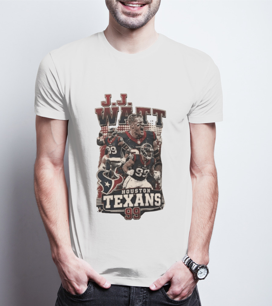 J.J. Watt Houston Texans 99 NFL Football Player T-Shirt