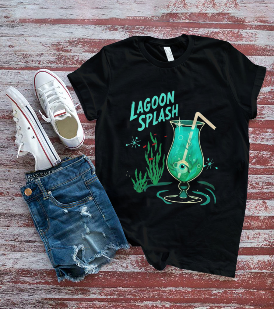 Creature From The Black Lagoon Lagoon Splash Cocktail T-Shirt