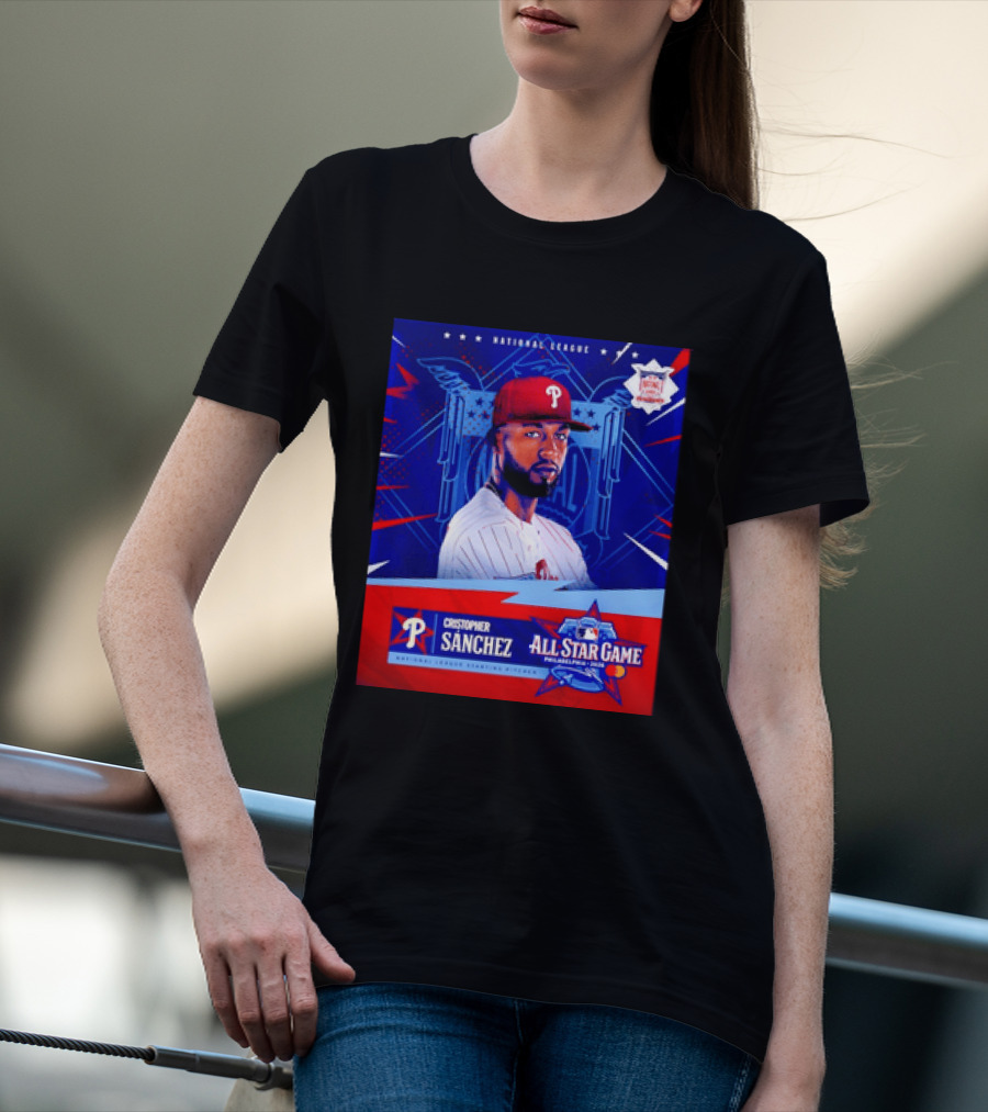 Cristopher Sánchez Philadelphia National League All Star Game 2026 T-Shirt
