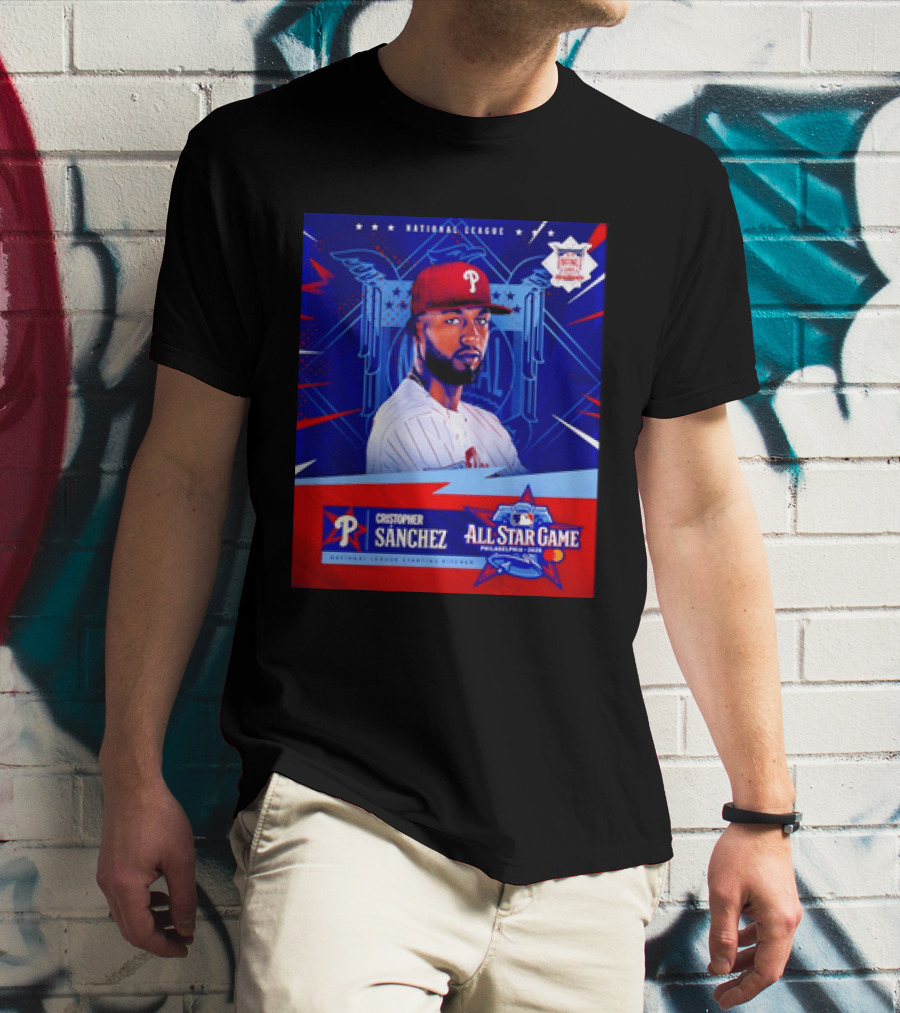 Cristopher Sánchez Philadelphia National League All Star Game 2026 T-Shirt