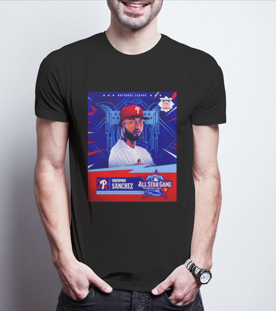 Cristopher Sánchez Philadelphia National League All Star Game 2026 T-Shirt