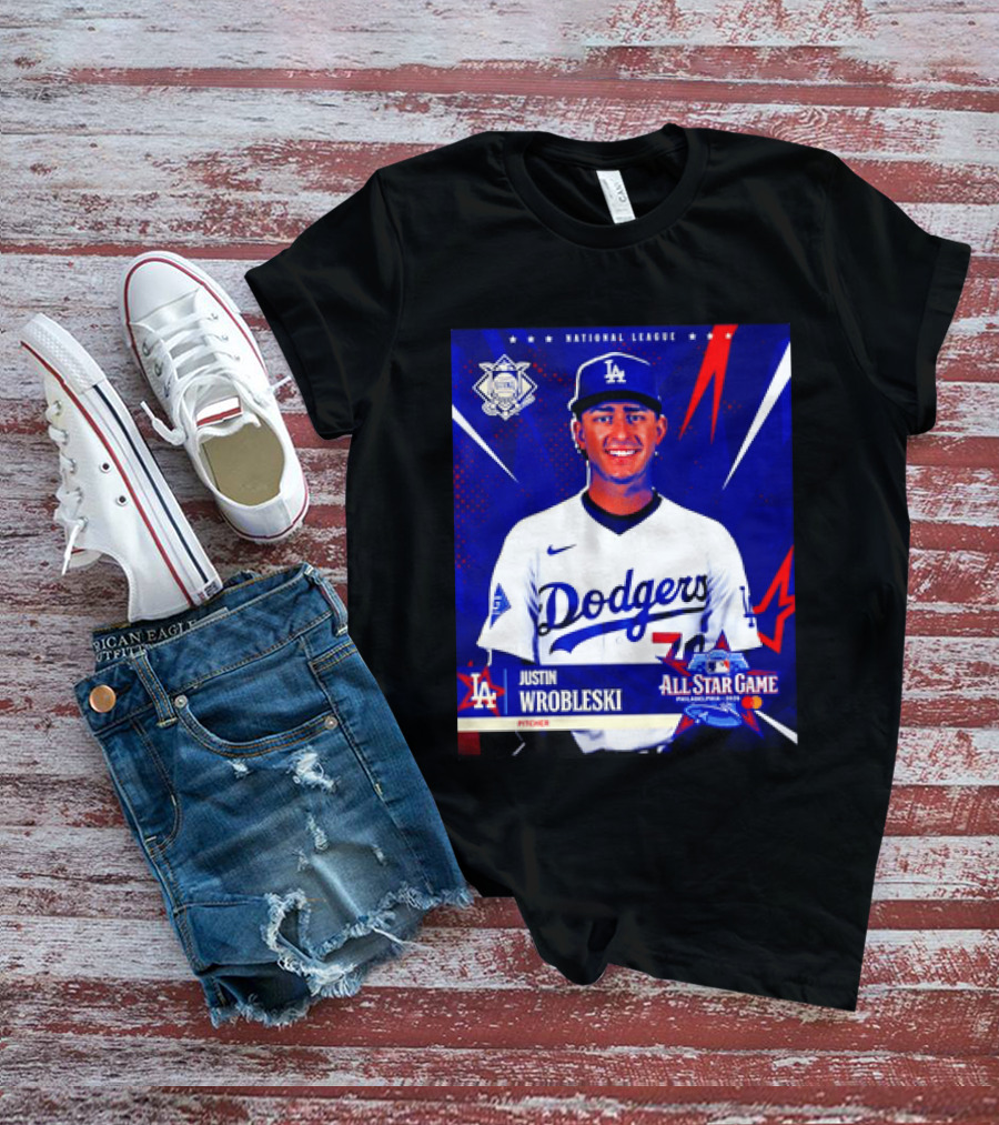Justin Wrobleski Los Angeles Dodgers 2026 All Star Game National League T-Shirt