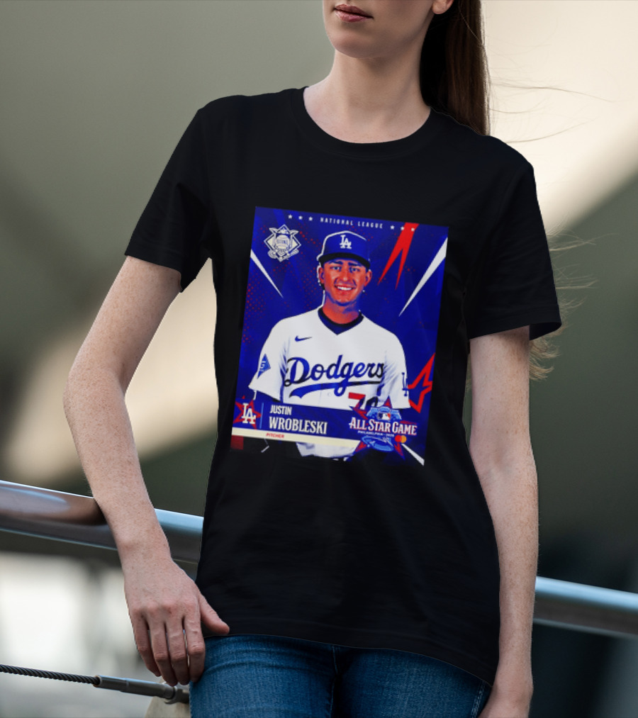 Justin Wrobleski Los Angeles Dodgers 2026 All Star Game National League T-Shirt