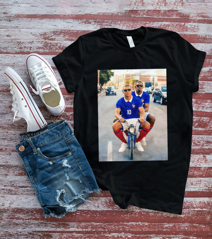 Kylian Mbappé Ousmane Dembélé France Team Jersey T-Shirt