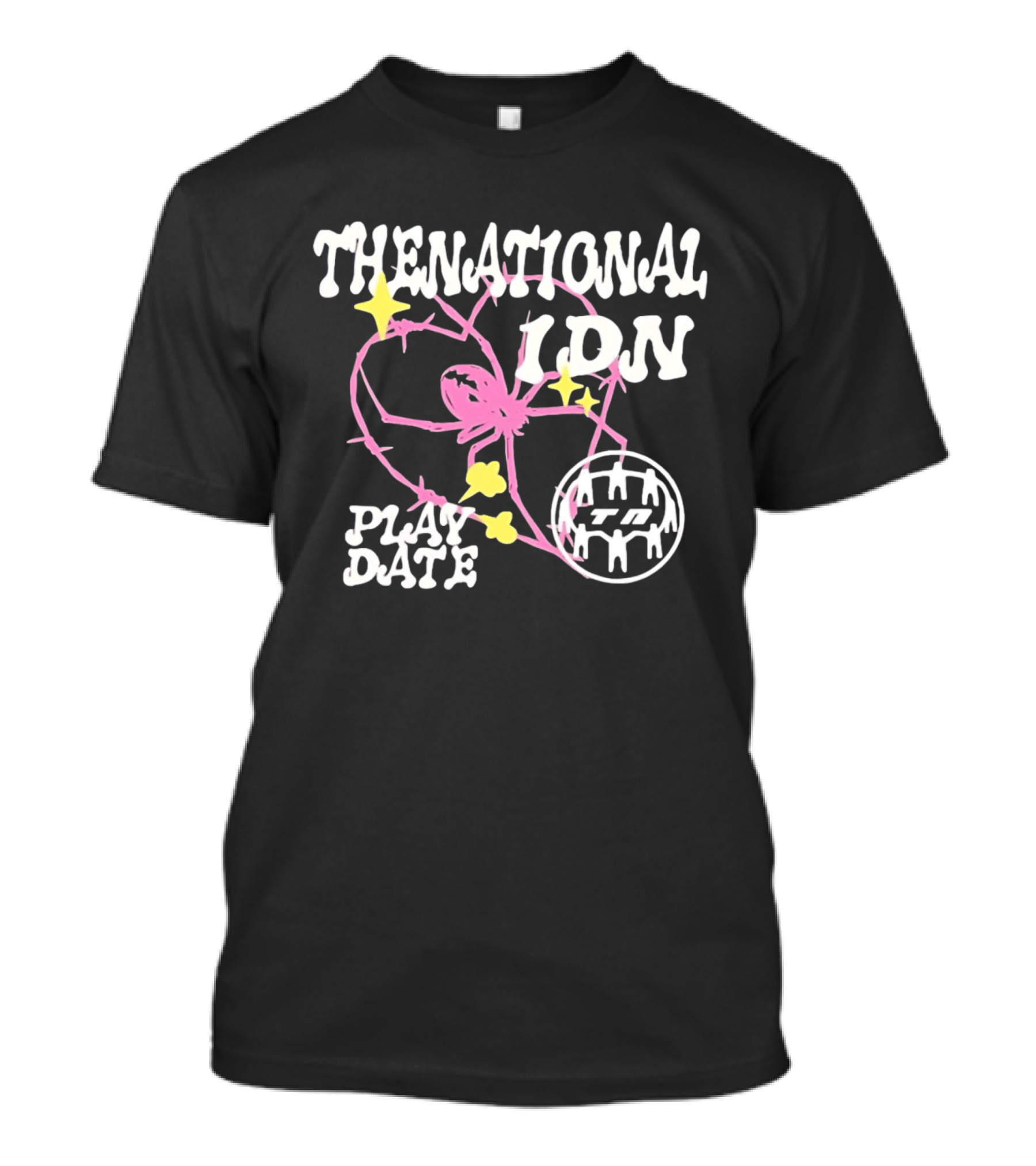 THE NATIONAL IDN Play Date Heart And Stars T-Shirt