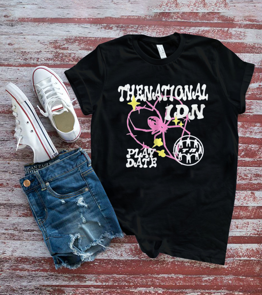 THE NATIONAL IDN Play Date Heart And Stars T-Shirt