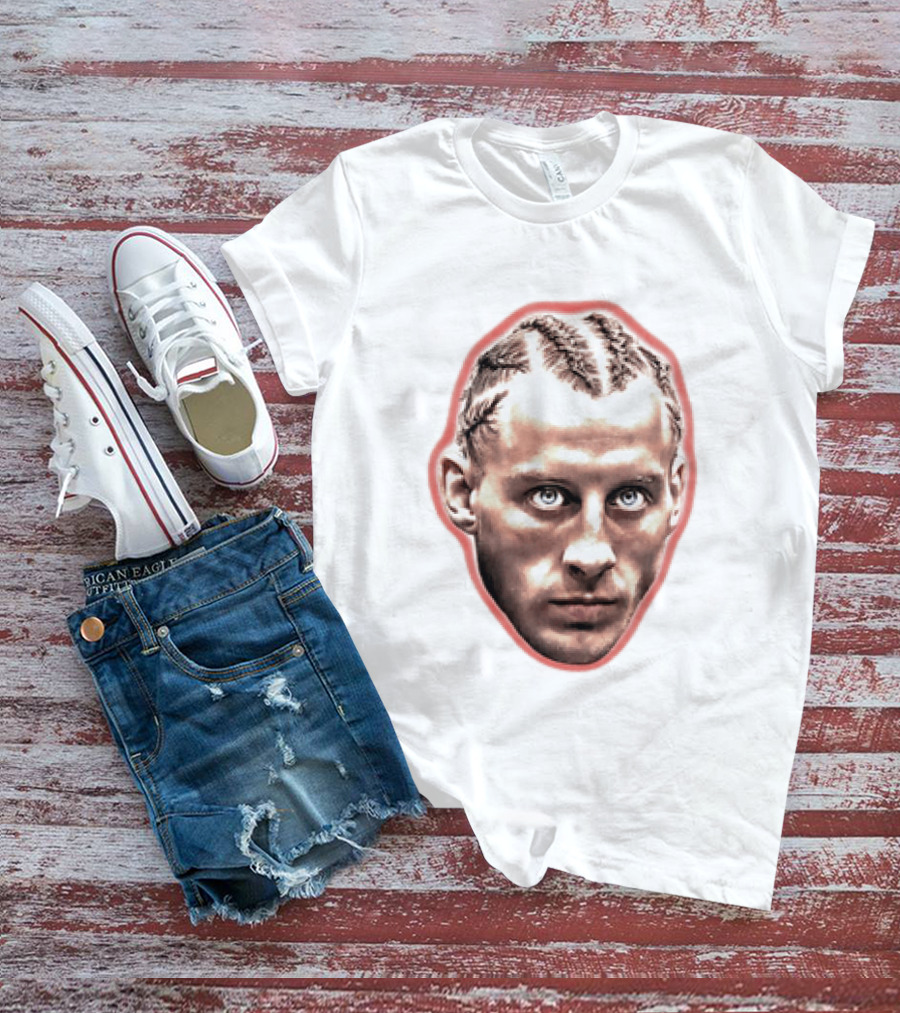 Paddy The Baddy Pimblett UFC MMA Fighter Portrait Braided Hairstyle T-Shirt