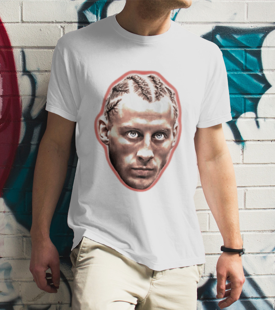 Paddy The Baddy Pimblett UFC MMA Fighter Portrait Braided Hairstyle T-Shirt
