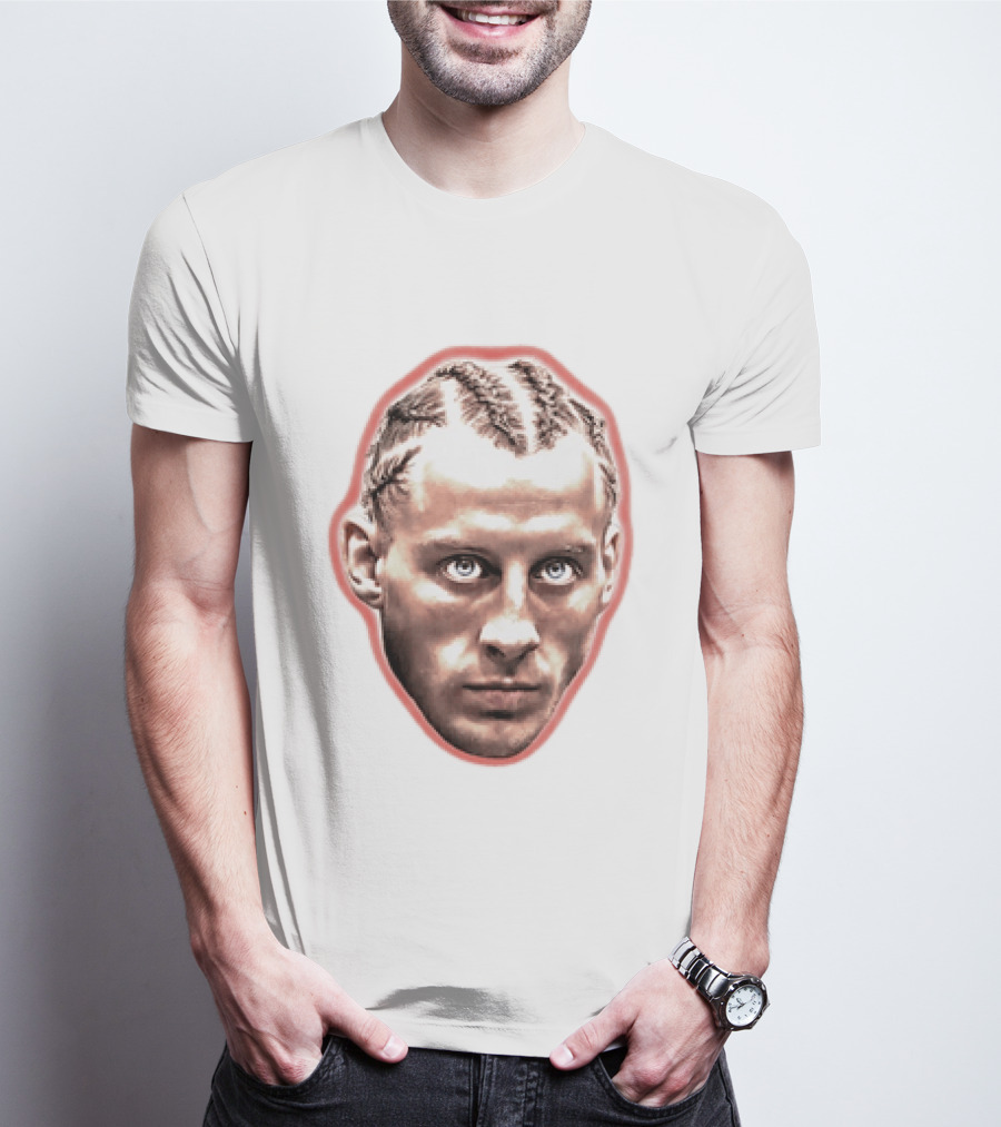 Paddy The Baddy Pimblett UFC MMA Fighter Portrait Braided Hairstyle T-Shirt