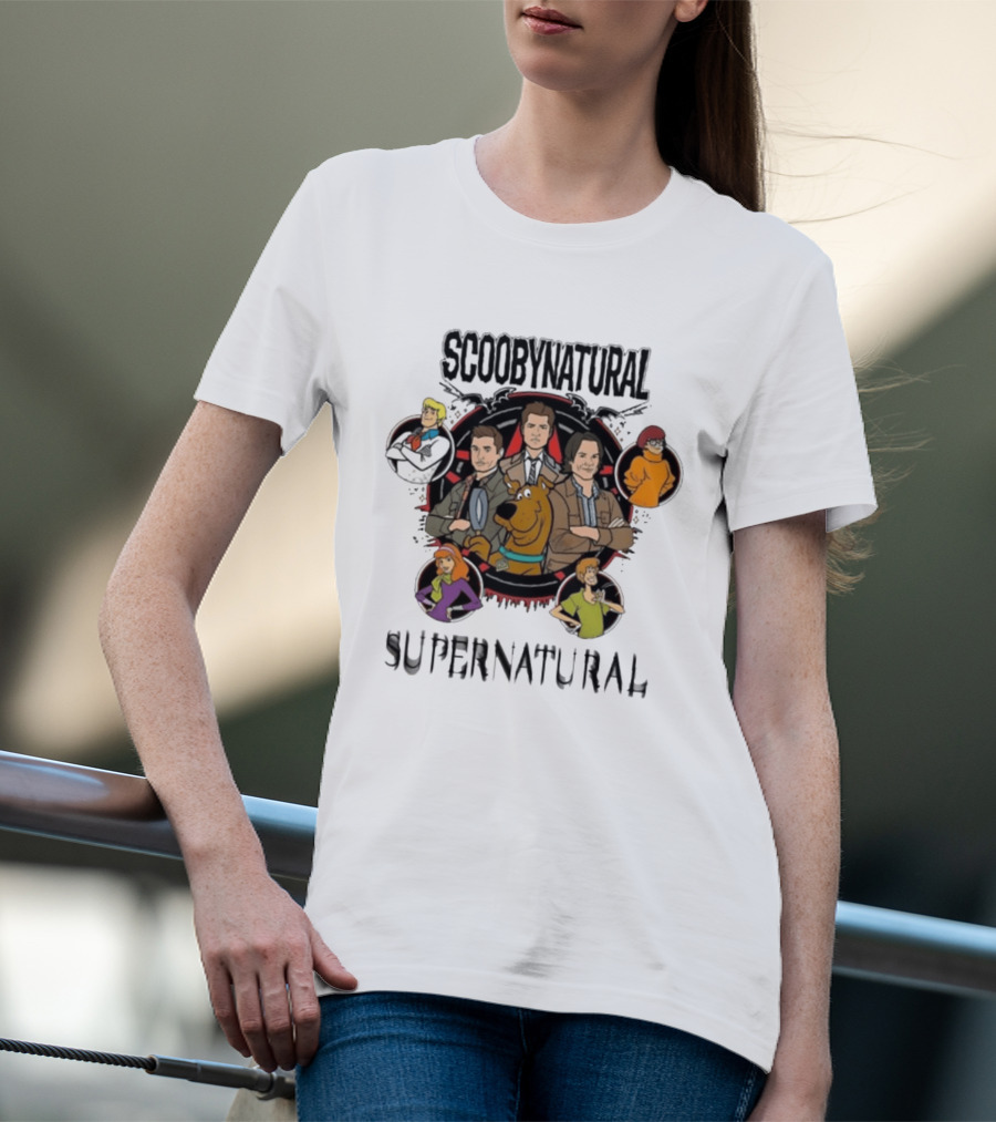 Scoobynatural Supernatural Crossover Featuring Iconic Characters For Fans Of Both Worlds T-Shirt