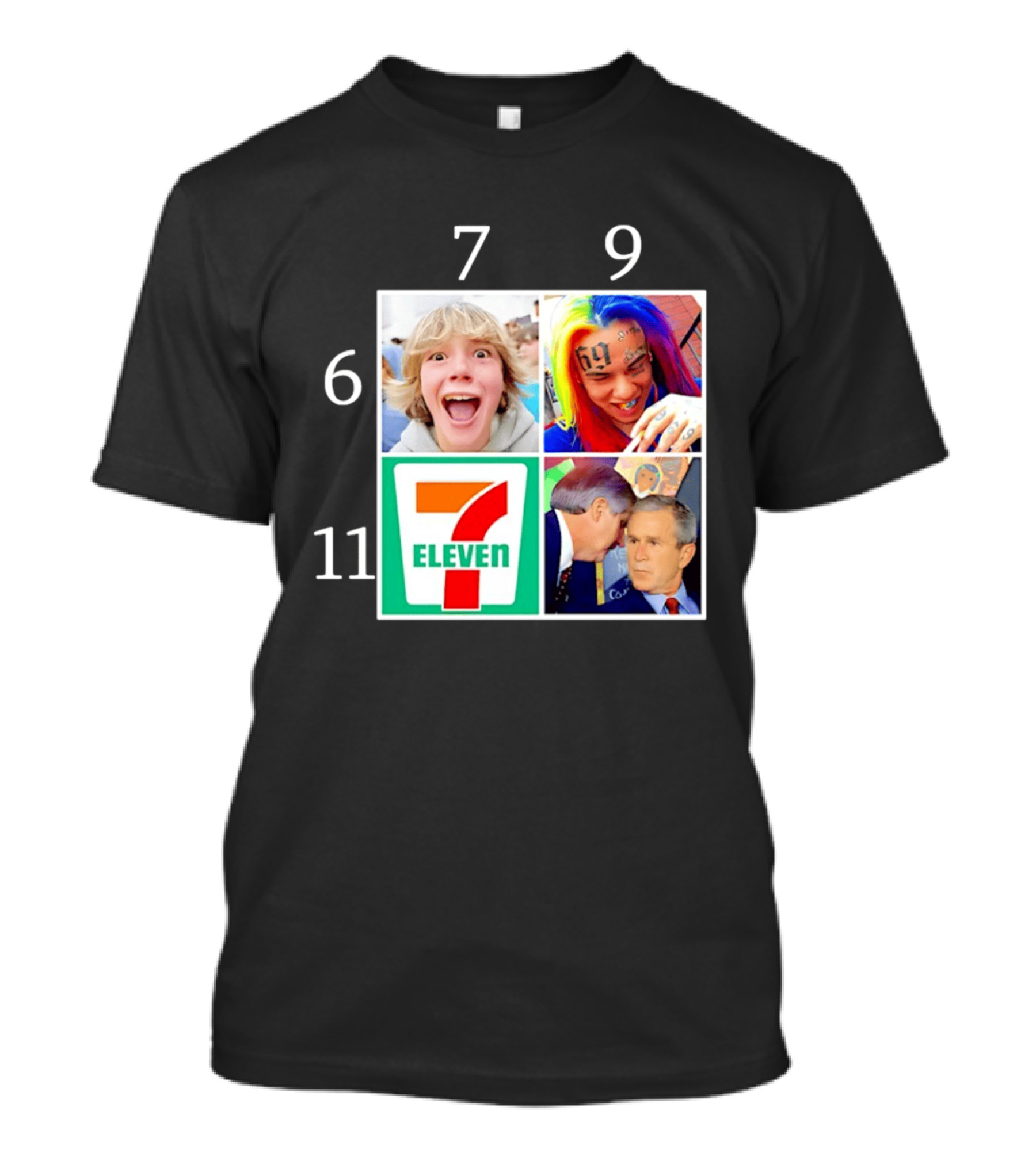 67 69 711 911 T-Shirt