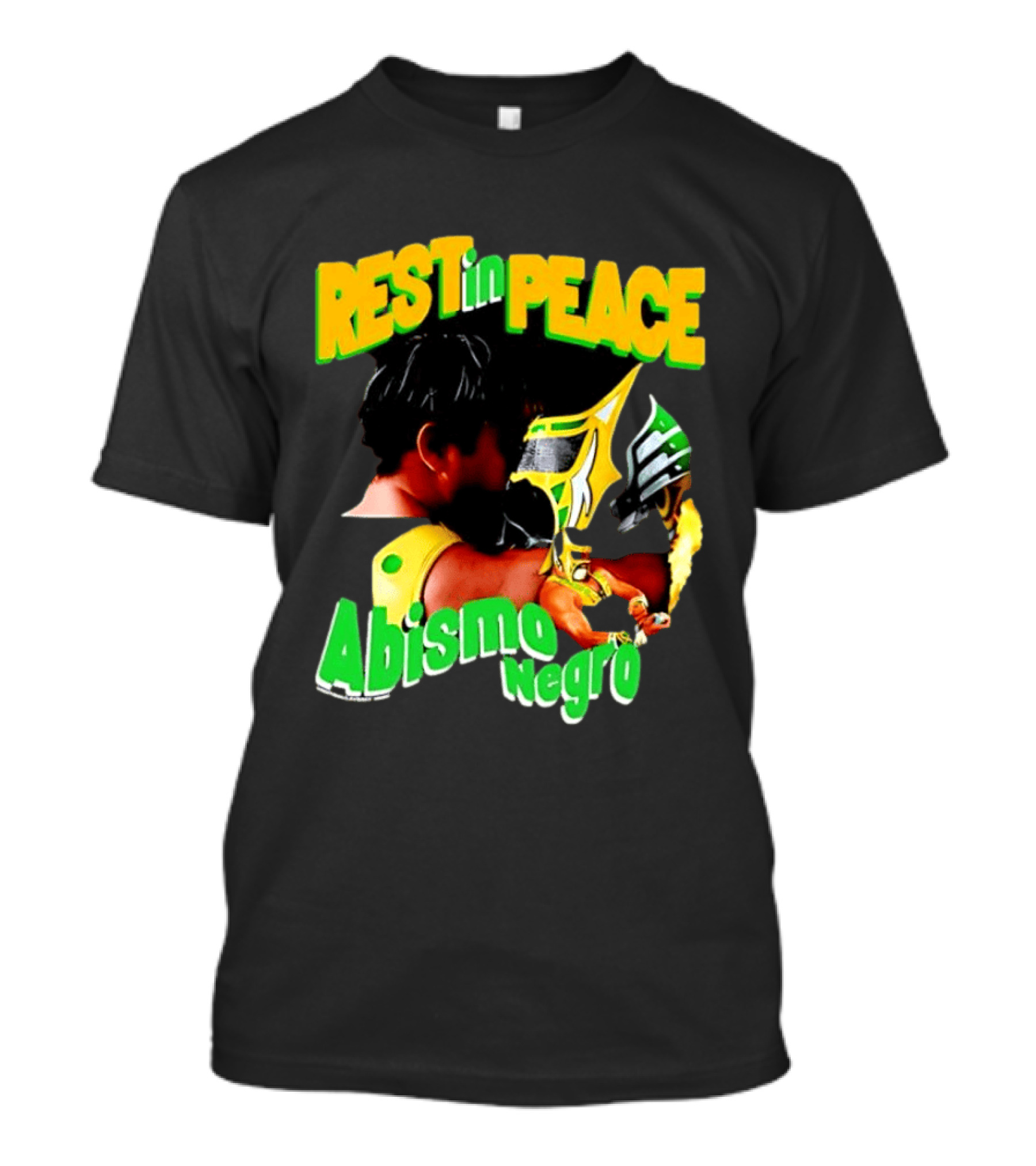 REST In PEACE Abismo Negro Lucha Libre AAA Professional Wrestling T-Shirt