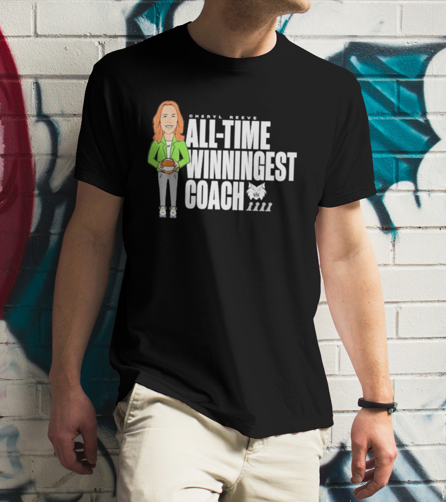 Cheryl Reeve All Time Winningest Coach Iconic Basketball Champion Recognition T-Shirt