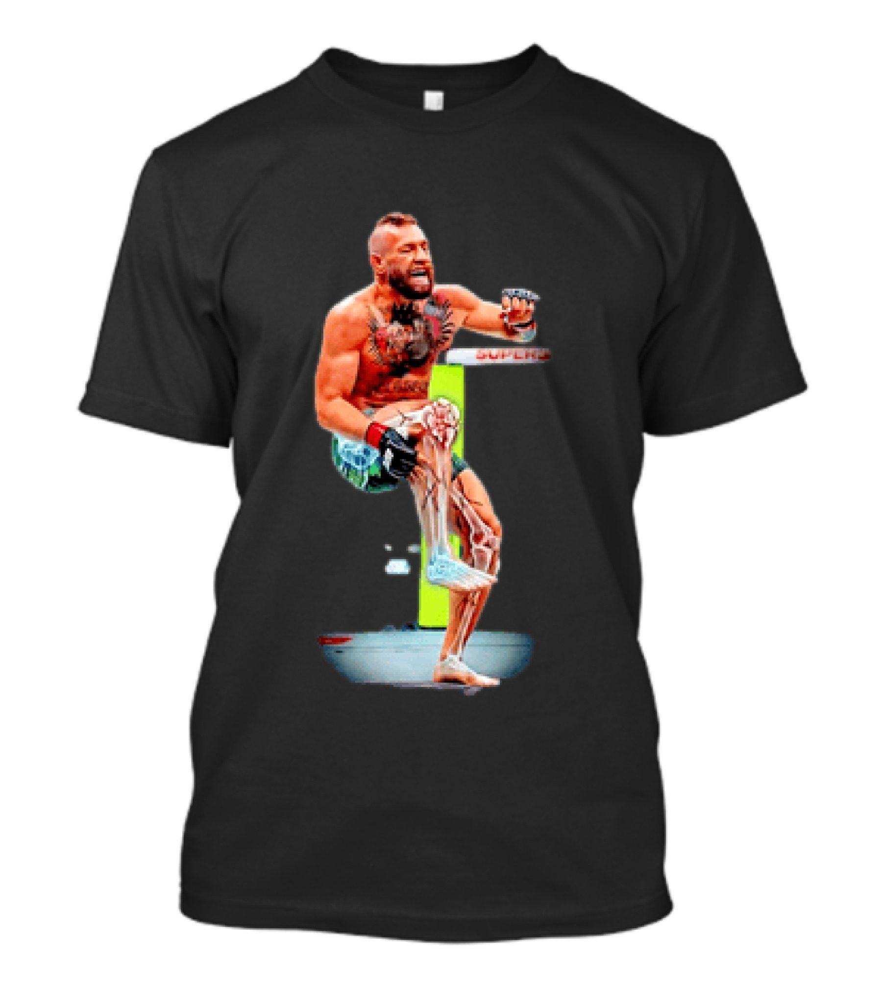 Conor McGregor One Minute Man Broken Leg UFC Fighter MMA Injury T-Shirt