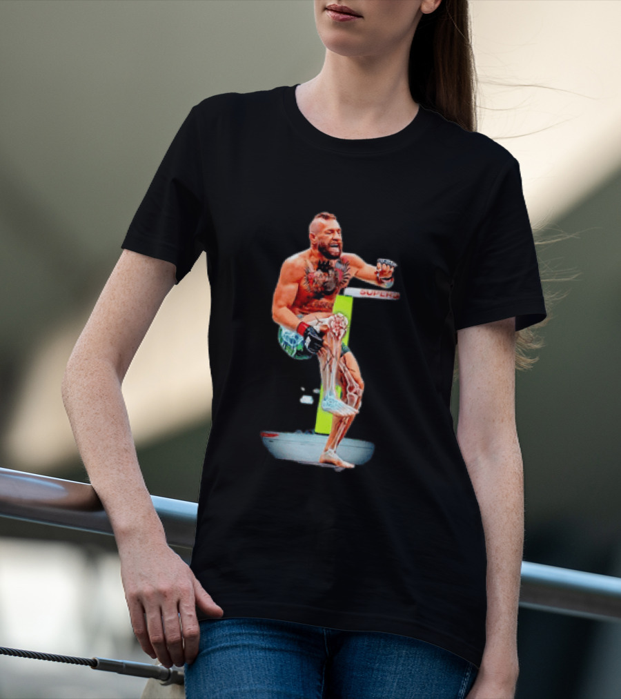 Conor McGregor One Minute Man Broken Leg UFC Fighter MMA Injury T-Shirt