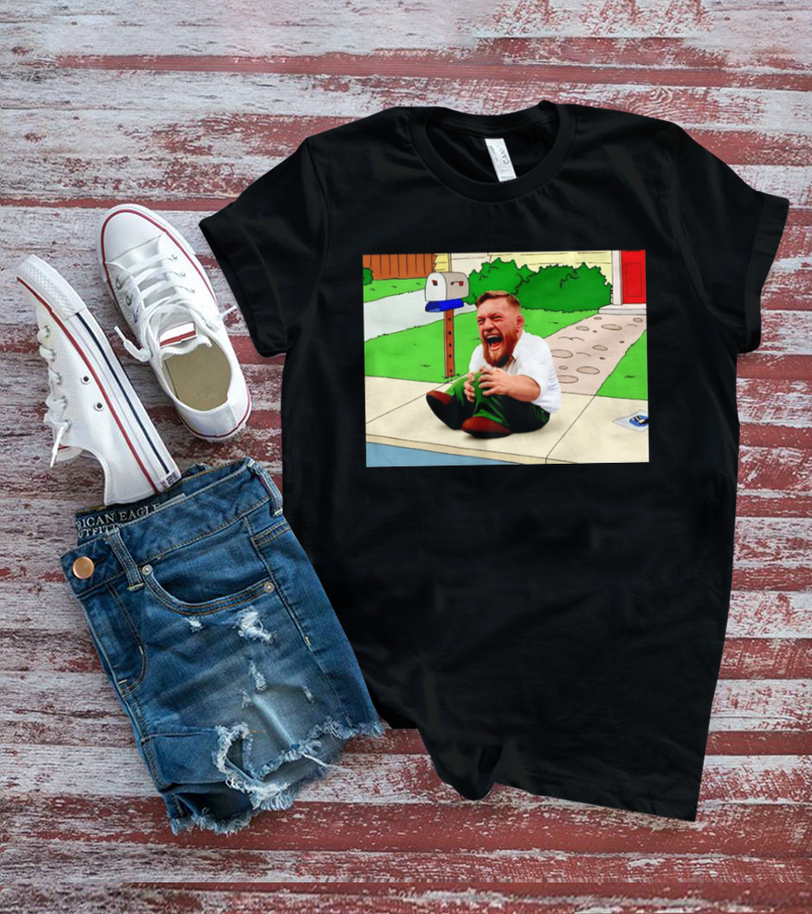 Family Guy Conor McGregor Laughing Curb Scene T-Shirt