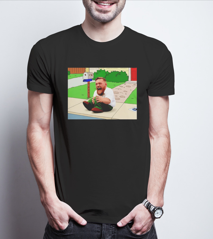 Family Guy Conor McGregor Laughing Curb Scene T-Shirt