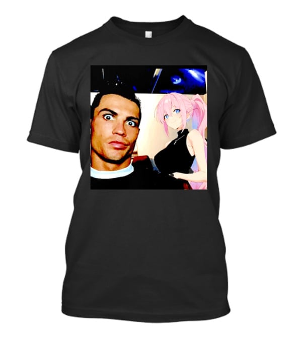 Cristiano Ronaldo Shikimori Anime Manga Collaboration T-Shirt