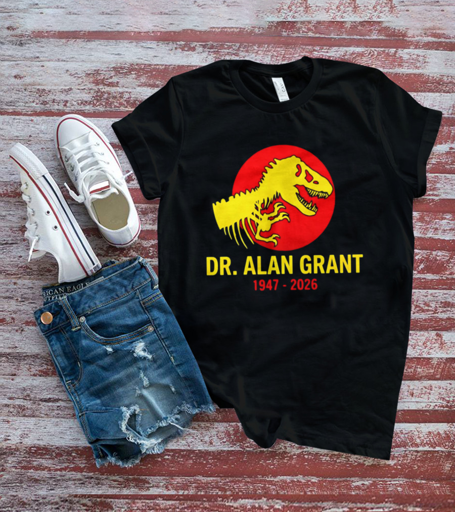 Dr. Alan Grant 1947 2026 Memorial Rex T-Shirt