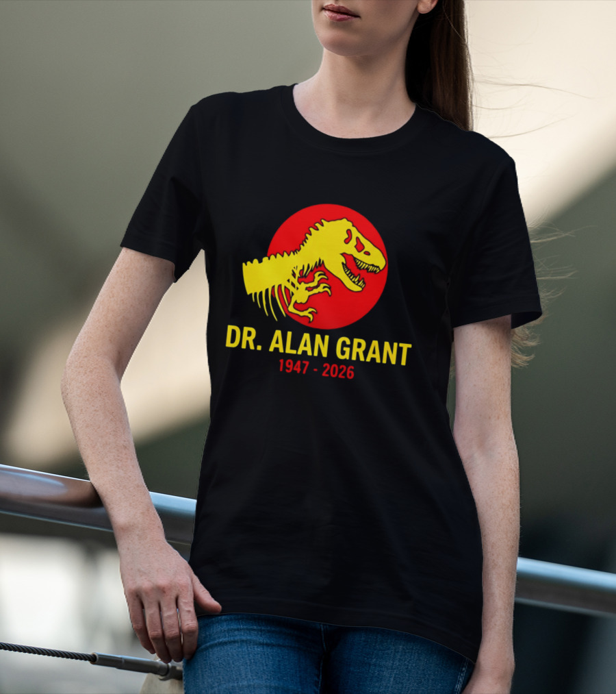 Dr. Alan Grant 1947 2026 Memorial Rex T-Shirt