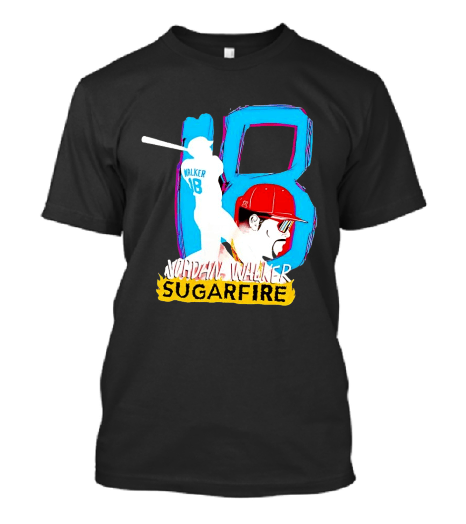 Jordan Walker Sugarfire St. Louis Cardinals Home Run Derby Champ 18 Baseball T-Shirt