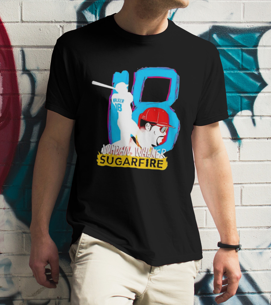 Jordan Walker Sugarfire St. Louis Cardinals Home Run Derby Champ 18 Baseball T-Shirt