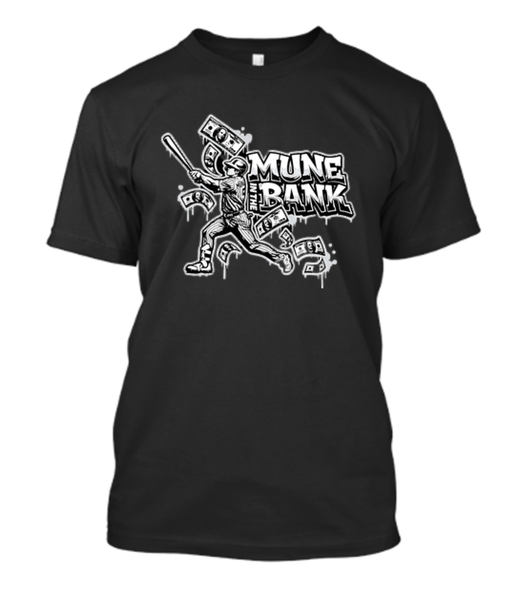 Las Vegas Raiders Mune In The Bank Baseball Money Batter T-Shirt
