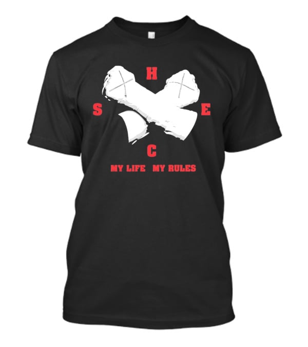 HSEC Crossed Axes My Life My Rules T-Shirt
