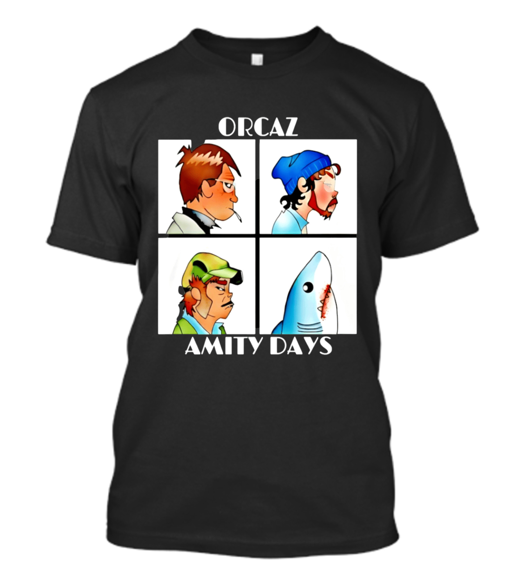 Orcaz Amity Days Demon Days Jaws T-Shirt