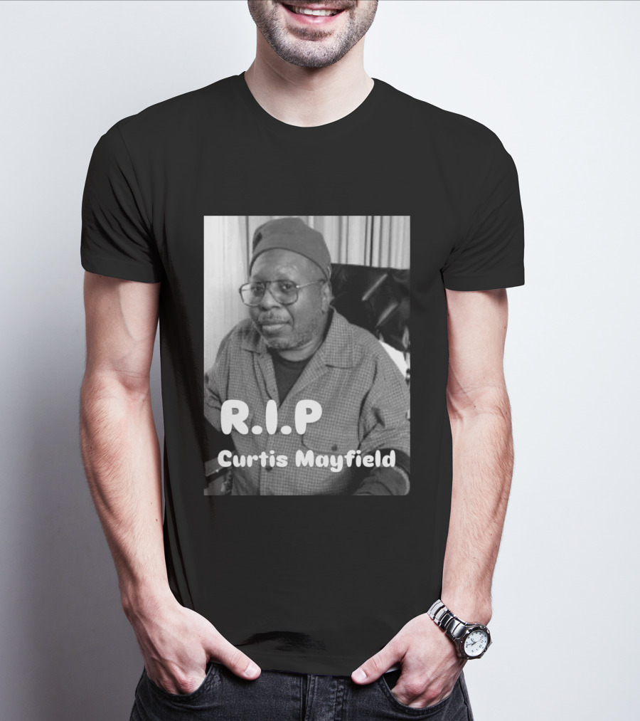 RIP Curtis Mayfield Memory July 13 1990 T-Shirt
