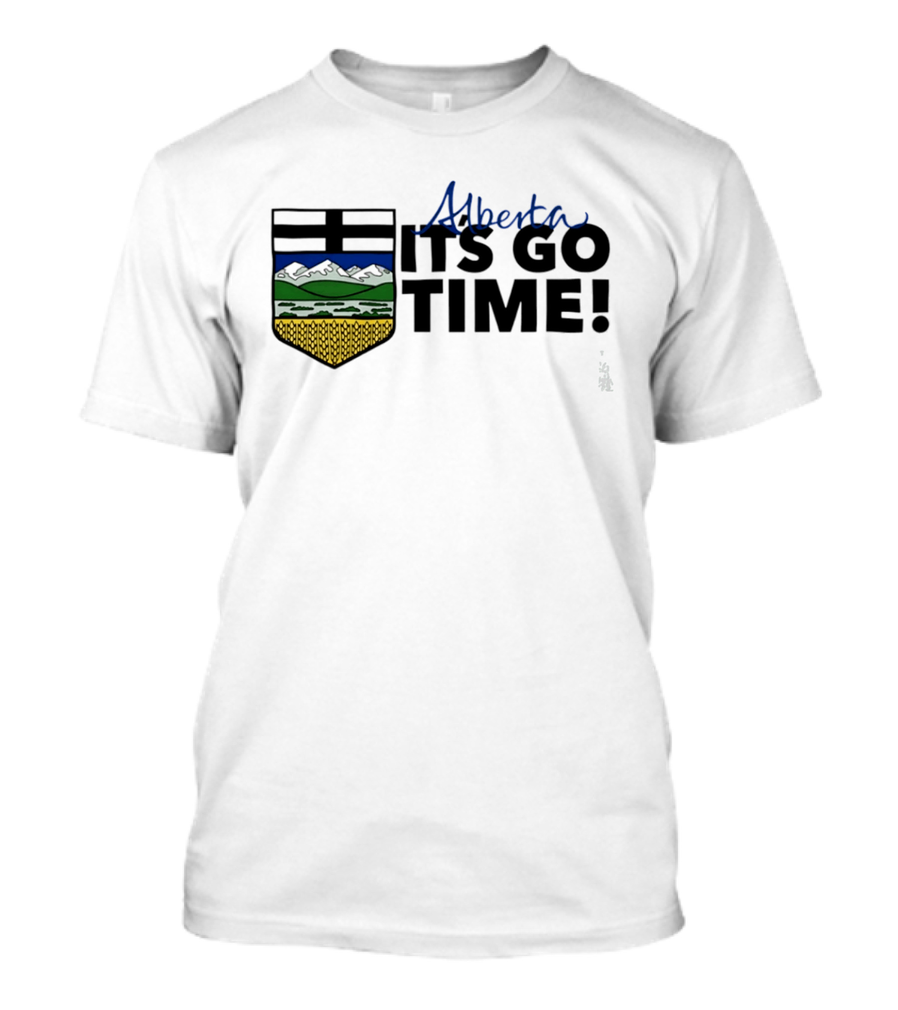 Alberta It's Go Time Coat Of Arms Provincial Pride T-Shirt