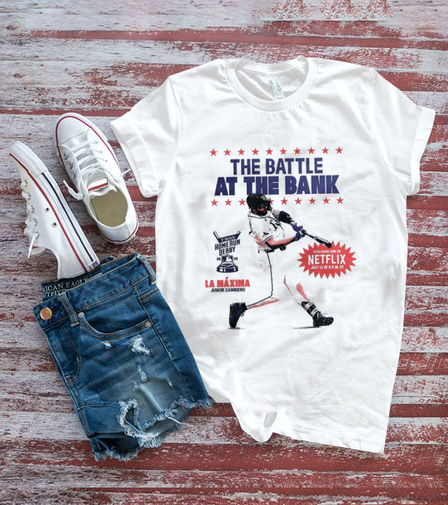 Junior Caminero LA Maxima The Battle At The Bank Netflix Home Run Derby 2026 T-Shirt