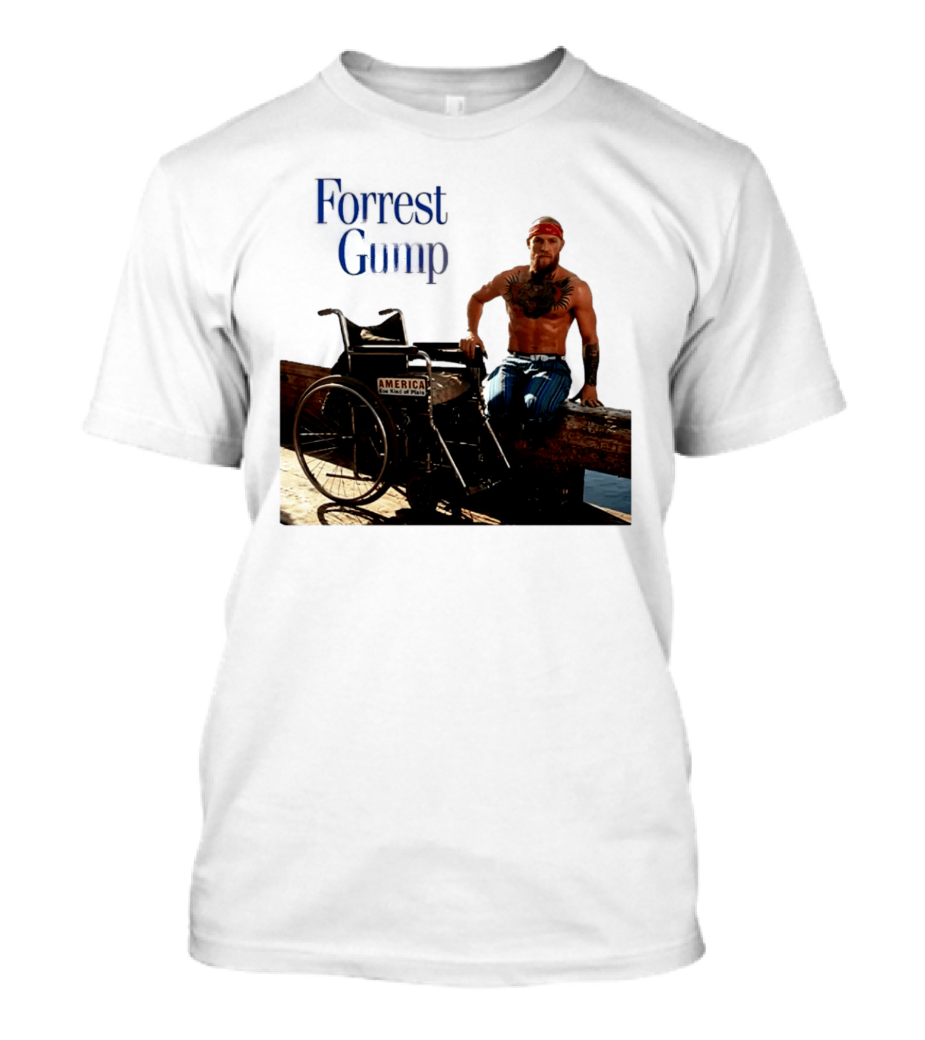 Forrest Gump Conor McGregor America One Kind Of Place T-Shirt